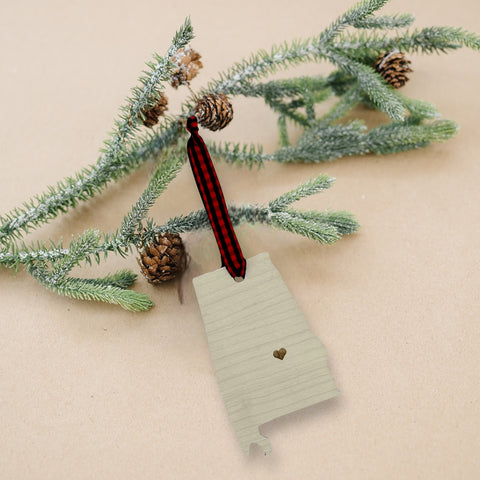 Alabama Custom Home Town Ornament
