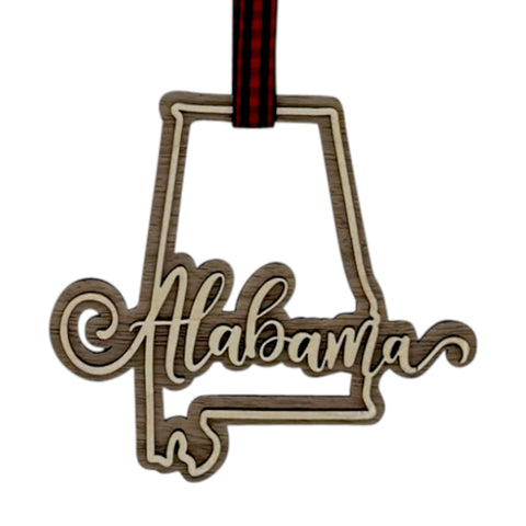 Alabama Double Layer Ornament