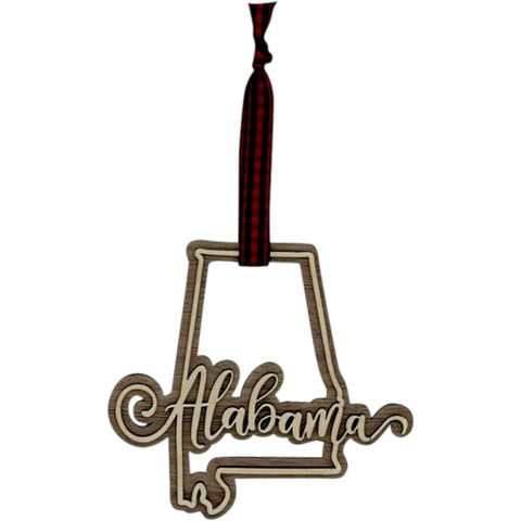 Alabama Double Layer Ornament