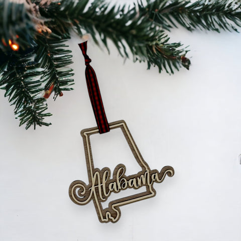 Alabama Double Layer Ornament