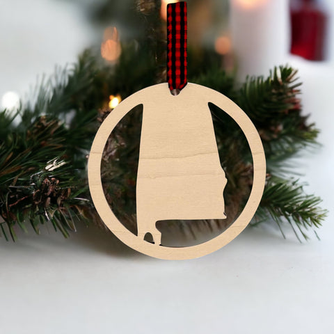 Alabama Border Ornament