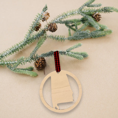 Alabama Border Ornament