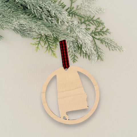 Alabama Border Ornament