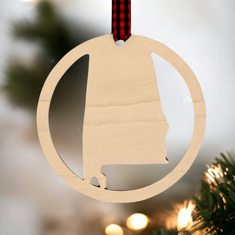 Alabama Border Ornament