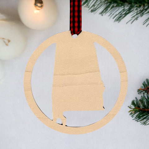 Alabama Border Ornament