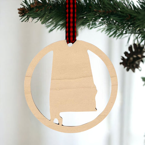 Alabama Border Ornament