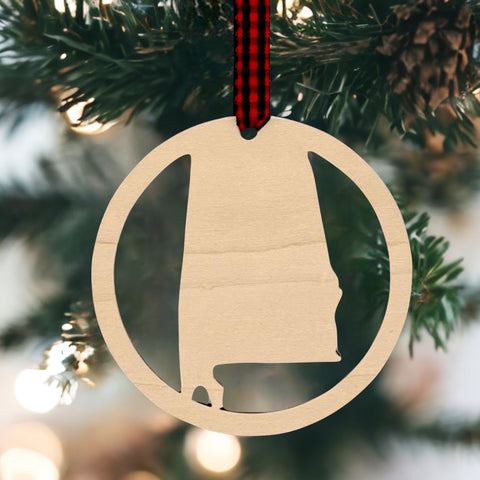 Alabama Border Ornament