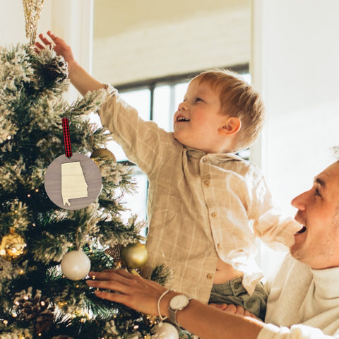 Alabama Raised Ornament