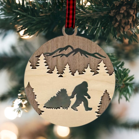 Bigfoot Tree Ornament