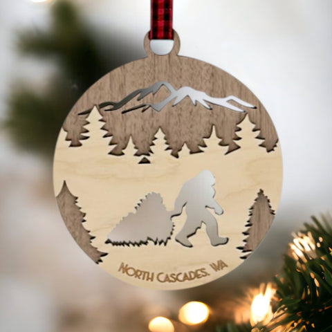 Bigfoot Tree Ornament
