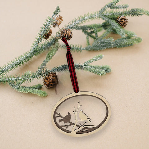 Wooden Bird Ornament