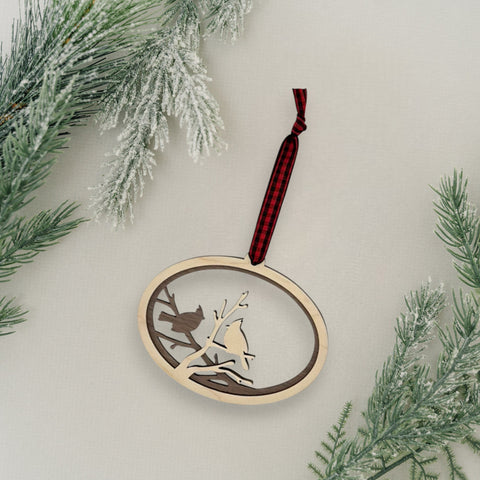 Wooden Bird Ornament