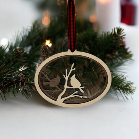 Wooden Bird Ornament