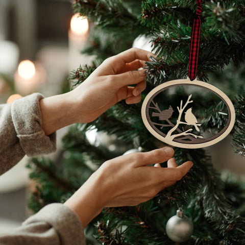 Wooden Bird Ornament