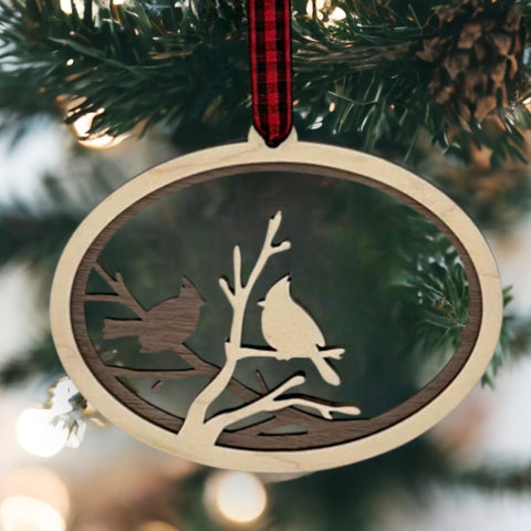 Wooden Bird Ornament