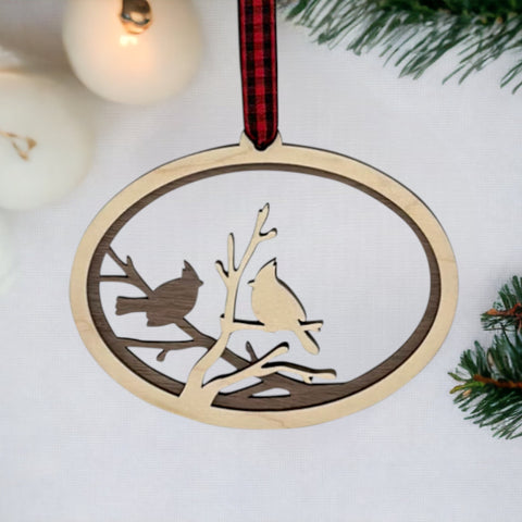 Wooden Bird Ornament