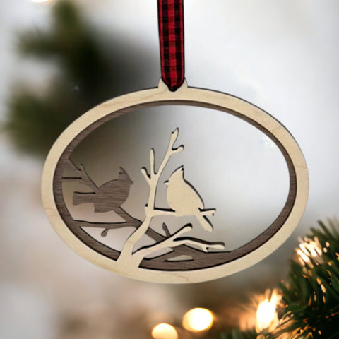 Wooden Bird Ornament