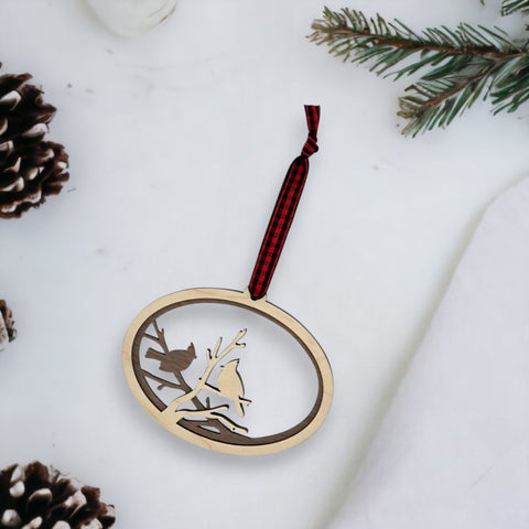 Wooden Bird Ornament