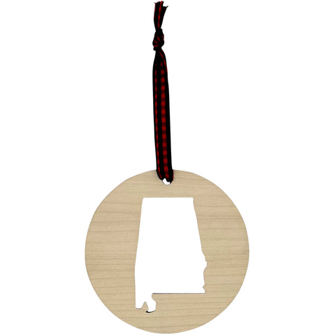 Alabama Cut-Out Ornament