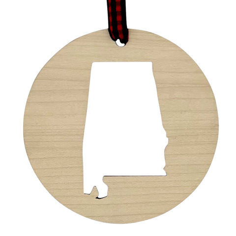 Alabama Cut-Out Ornament