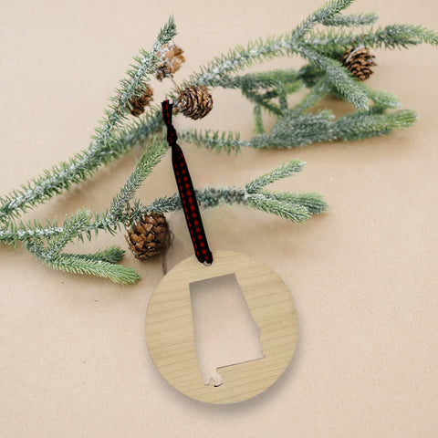 Alabama Cut-Out Ornament