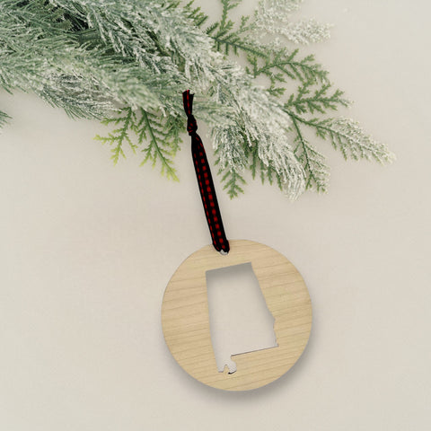 Alabama Cut-Out Ornament