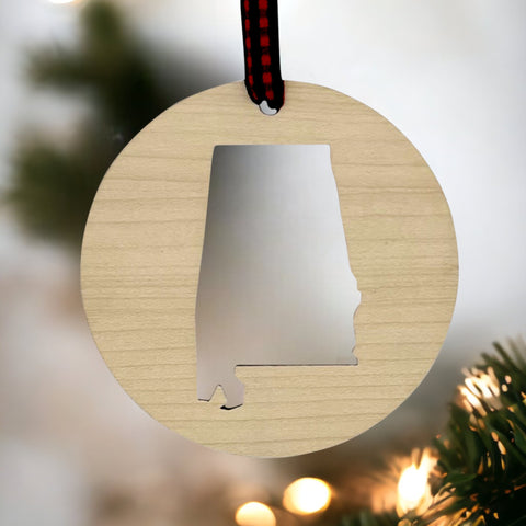 Alabama Cut-Out Ornament