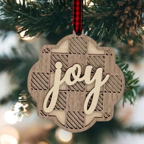 Customized Joy Ornament