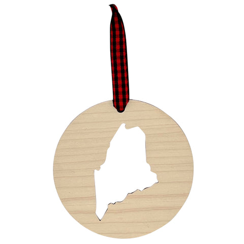 Maine Cut Out Ornament