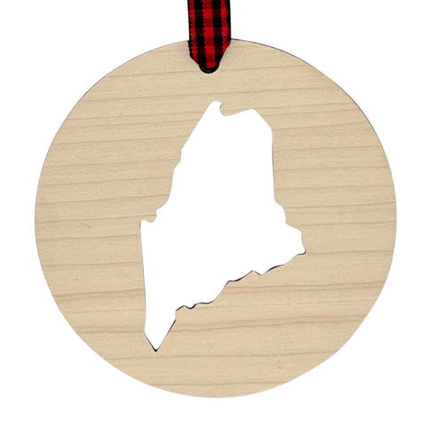 Maine Cut Out Ornament