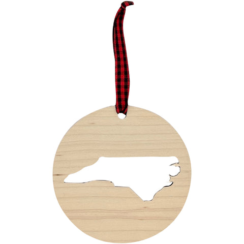 North Carolina Cut Out Ornament