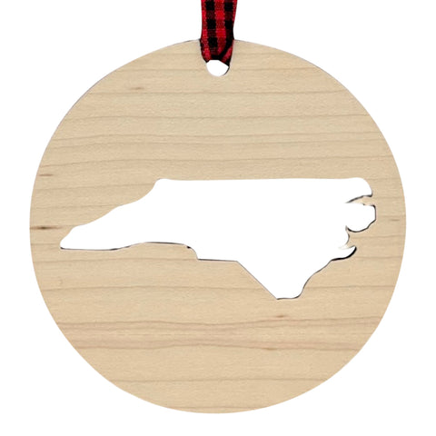 North Carolina Cut Out Ornament