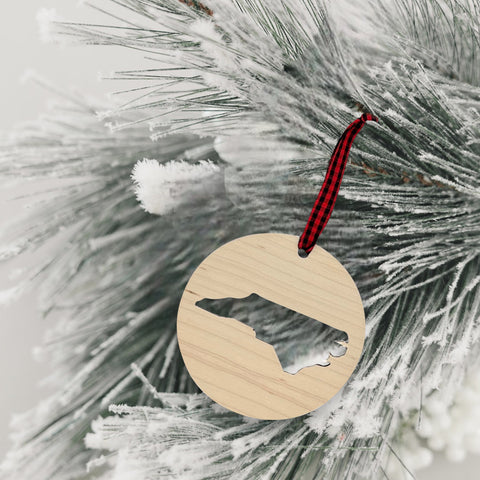 North Carolina Cut Out Ornament