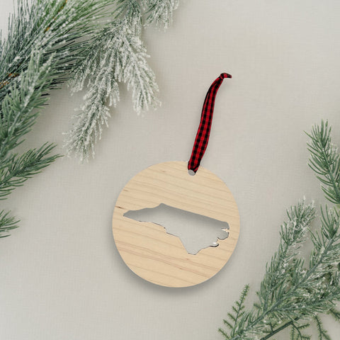 North Carolina Cut Out Ornament