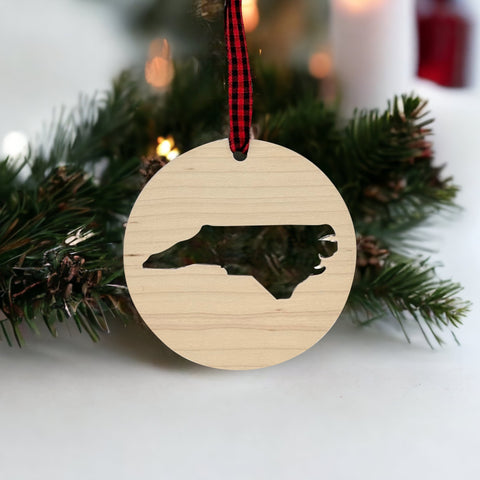 North Carolina Cut Out Ornament