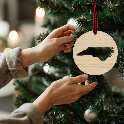 North Carolina Cut Out Ornament