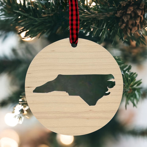 North Carolina Cut Out Ornament