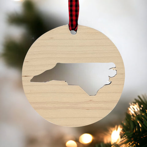 North Carolina Cut Out Ornament
