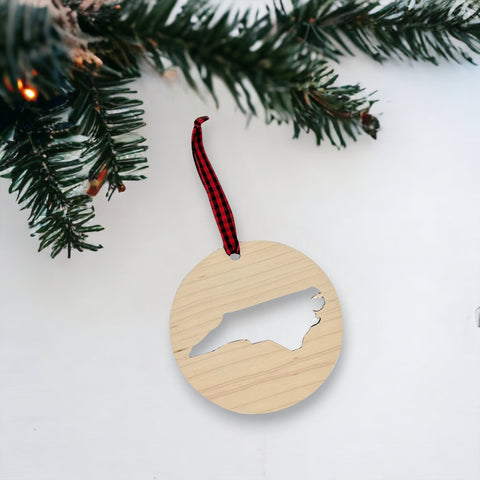 North Carolina Cut Out Ornament
