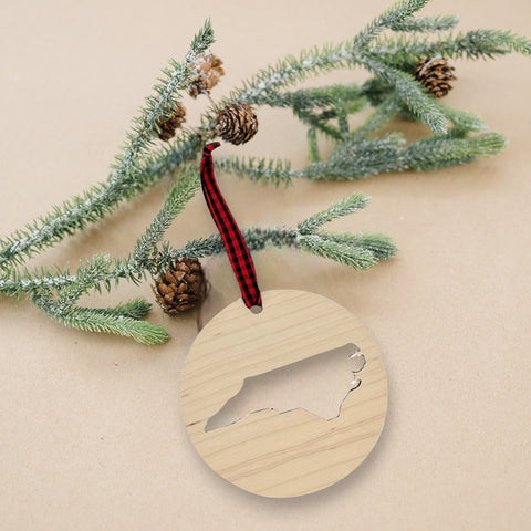 North Carolina Cut Out Ornament
