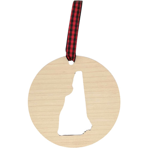 New Hampshire Cut Out Ornament