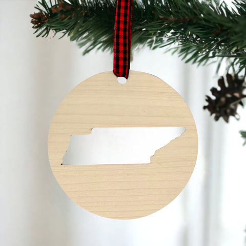 Tennessee Cut Out Ornament
