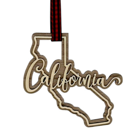 California Double Layer Ornament