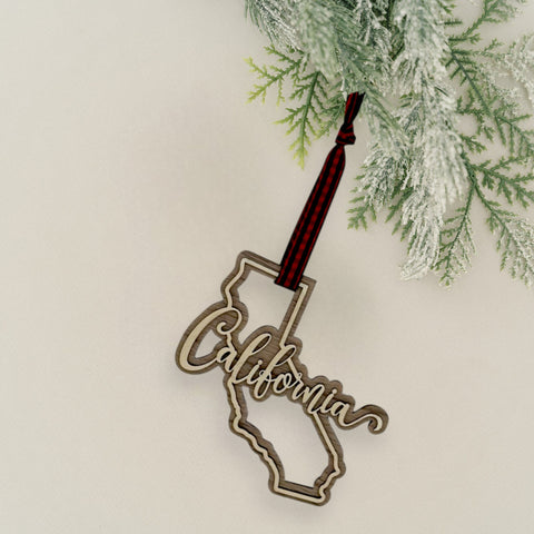 California Double Layer Ornament