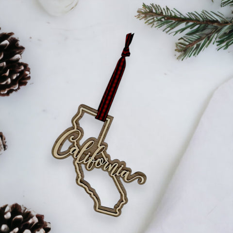 California Double Layer Ornament