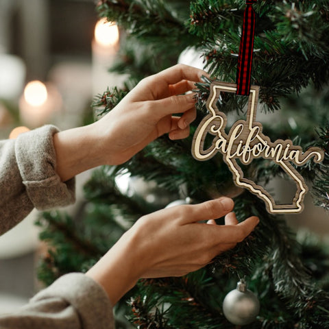 California Double Layer Ornament