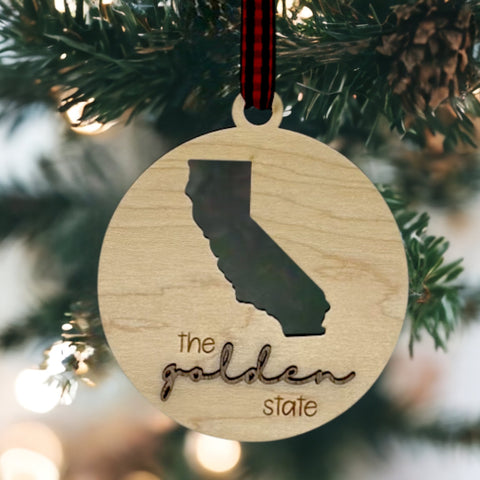 California Nickname Ornament