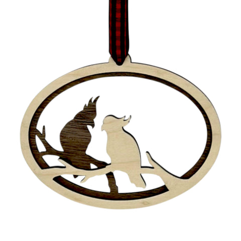Celestial Lovebirds Ornament
