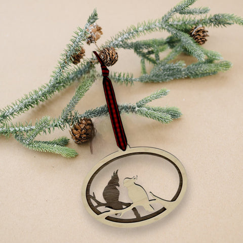 Celestial Lovebirds Ornament