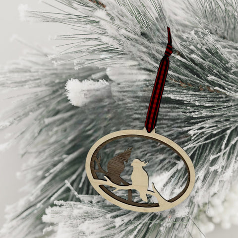 Celestial Lovebirds Ornament